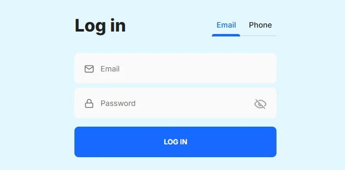 Ice Casino login in